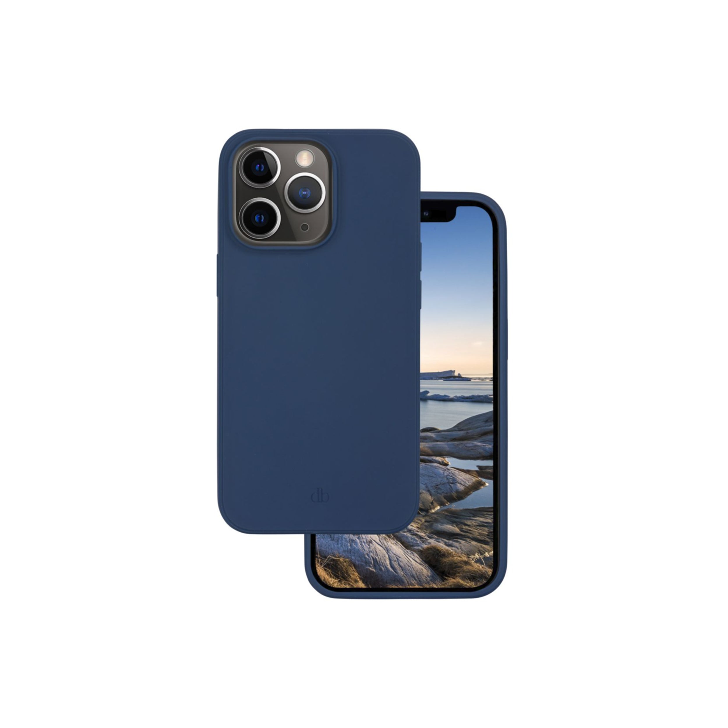 dbramante1928 Greenland Backcover – für Apple iPhone 12/12 Pro, Recycling-Kunststoff, blau