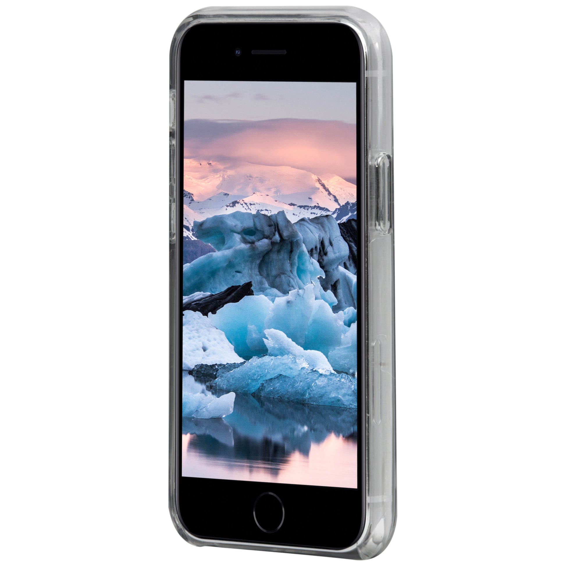 dbramante1928 Iceland Backcover – für Apple iPhone SE/8/7, Recycling-Kunststoff, transparent
