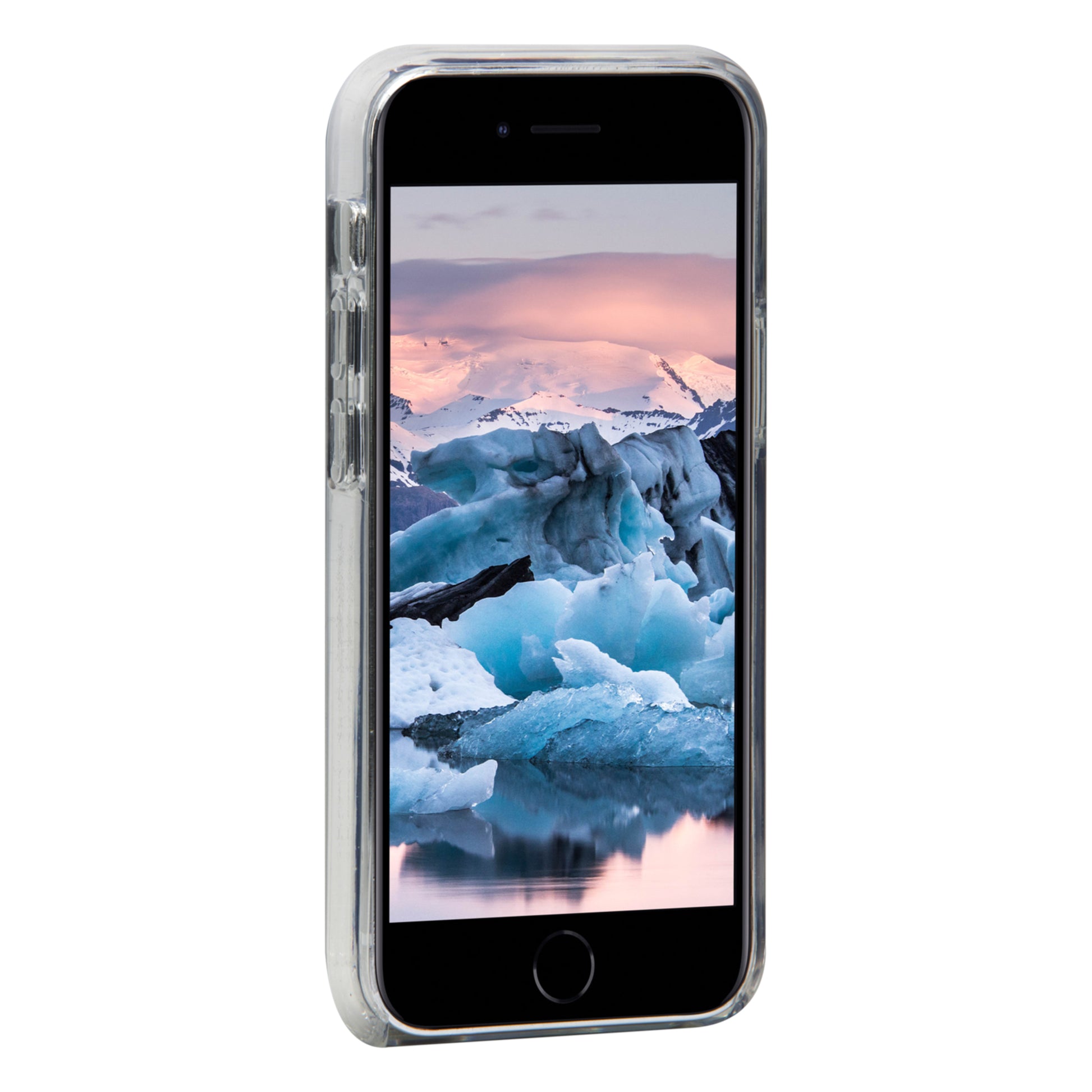 dbramante1928 Iceland Backcover – für Apple iPhone SE/8/7, Recycling-Kunststoff, transparent