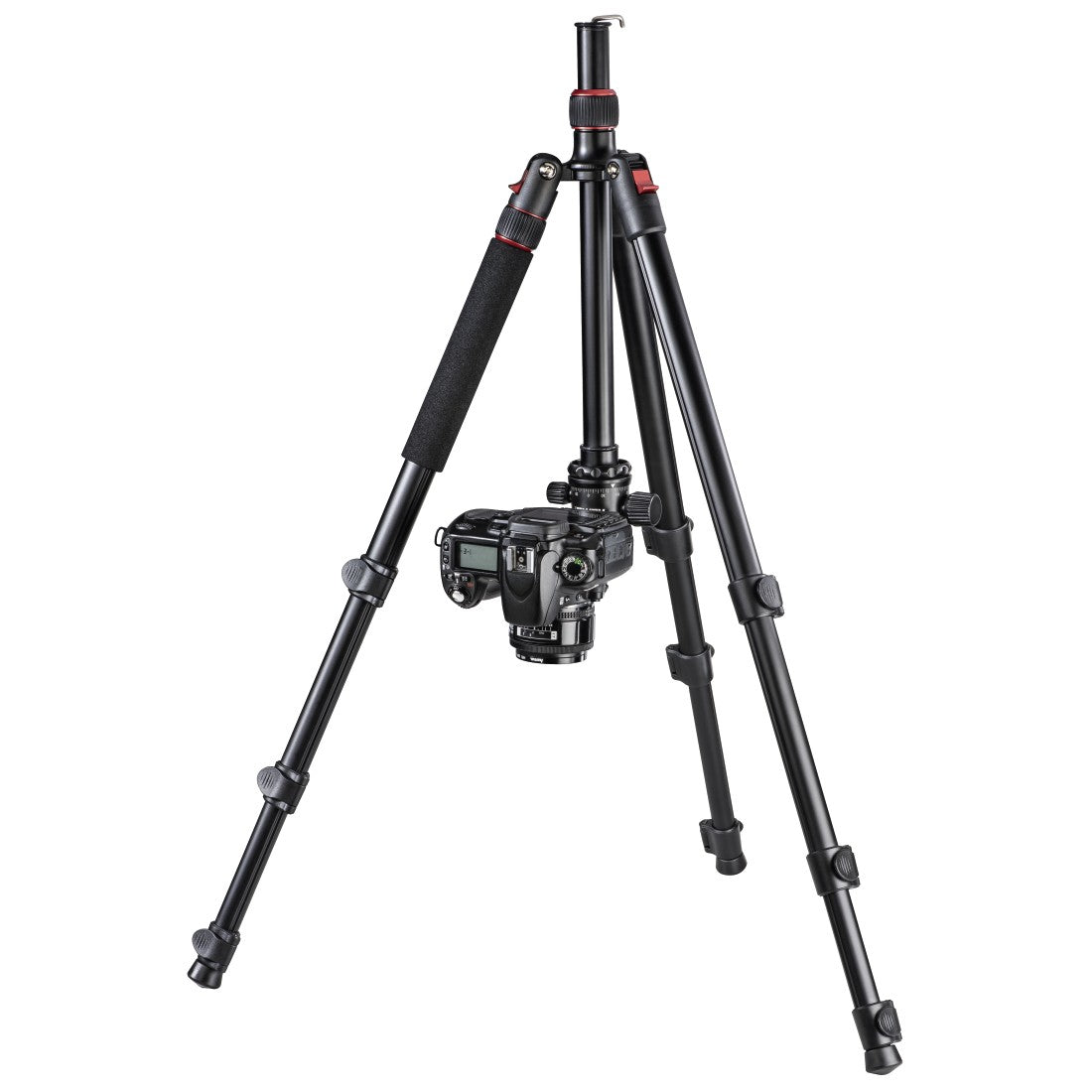 Hama TAR Duo Stativ – 165 cm, 8 kg, Kugelkopf – für Foto-/Videokameras mit 1/4" Gewinde