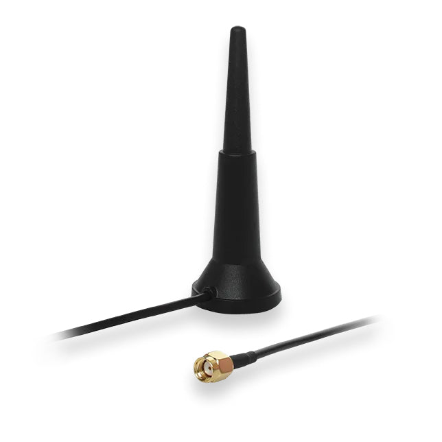 Teltonika Networks PR1KRD30 – Magnetantenne, 2,4–2,5/5,1–5,95 GHz, 3 dBi, RP-SMA (männlich), 1,5 m Kabel, IP50