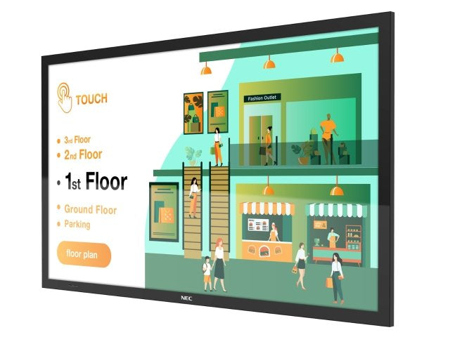 NEC MultiSync M431 – 43", 3840 × 2160 (4K), Touch, LAN