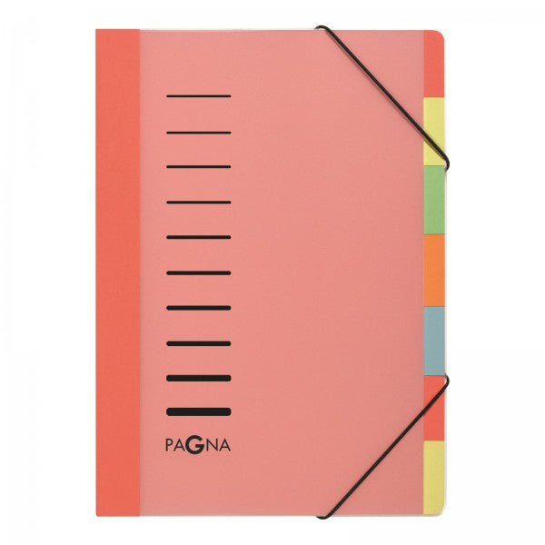 Pagna Sammelmappe, Kunststoff, transparent, mit Gummizug