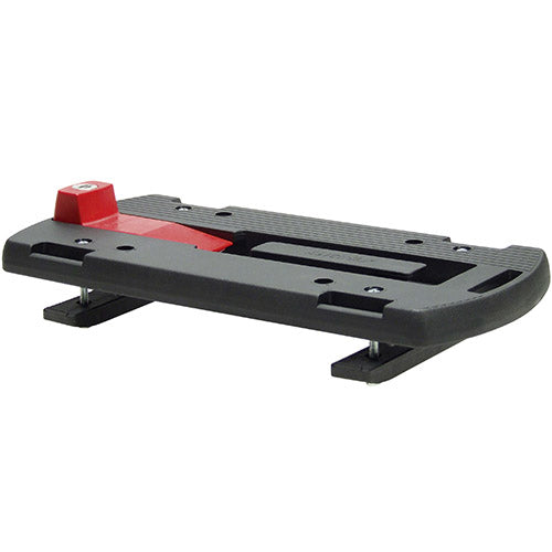 KLICKfix Gepäckträger-Adapter – für Rahmendurchmesser 0–145 mm – Länge 300 mm, Schwarz, Kunststoff, 470 g