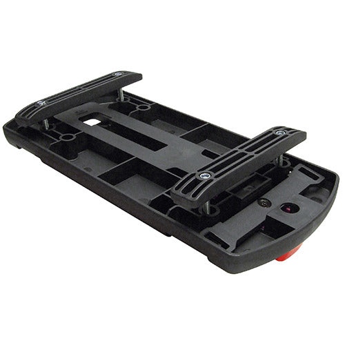 KLICKfix Gepäckträger-Adapter – für Rahmendurchmesser 0–145 mm – Länge 300 mm, Schwarz, Kunststoff, 470 g