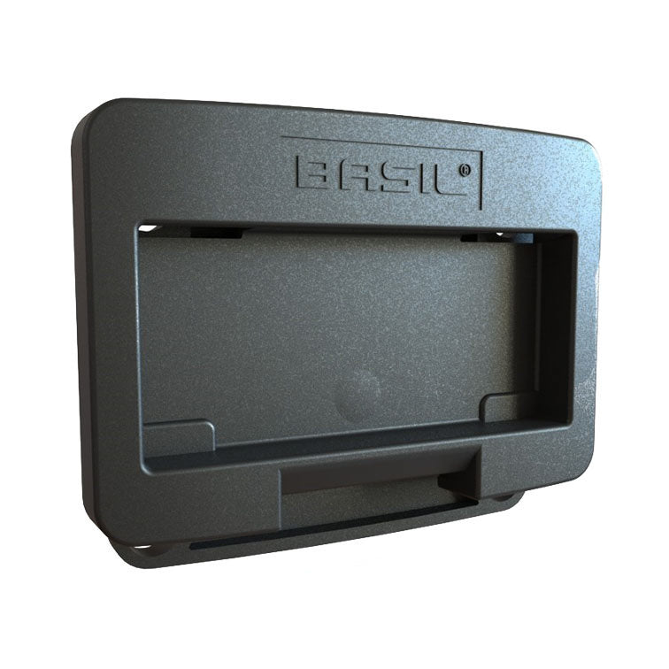 Basil Adapterplatte – Tragkraft 5 kg, 10×10×10 mm – Anthrazit, synthetisch