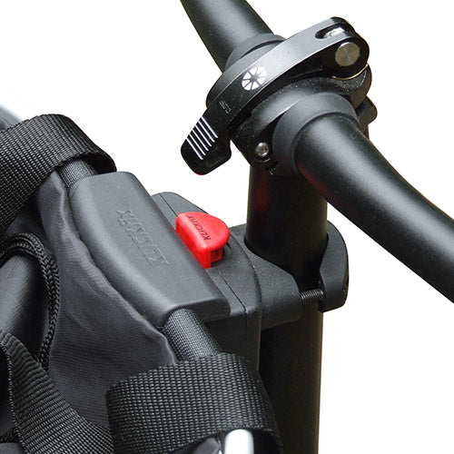 KLICKfix Lenkeradapter Caddy – für Lenker Ø 36 mm – bis 7 kg – schwarz – Polyamid