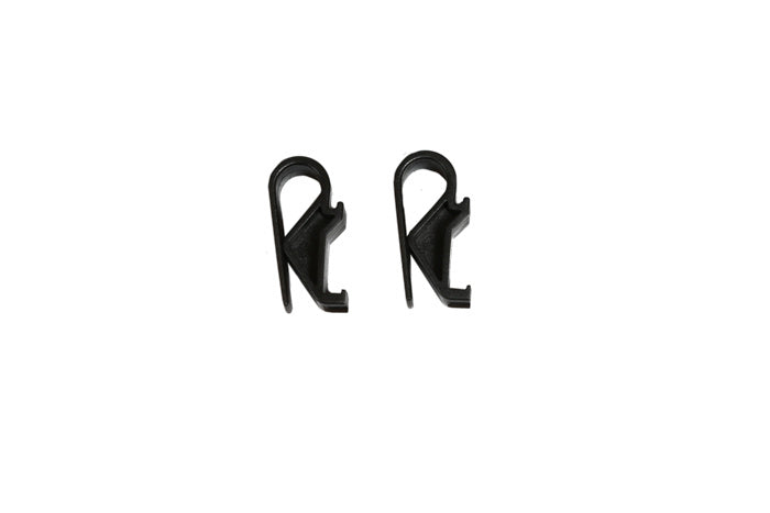 Basil Hook-on-System – bis 5 kg Tragkraft, 10 × 10 × 10 mm – schwarz – 2 Stk.