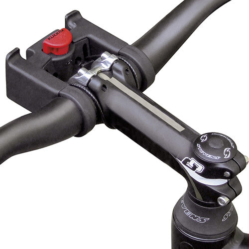 KLICKfix Adapter für Lenkerhalterung – Oversize, bis 7 kg – für Lenker Ø 32 mm – Schwarz – Kunststoff