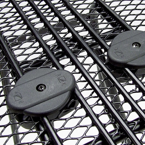 KLICKfix Korbbefestigung Korbfix II – für Rahmendurchmesser 6–16 mm – bis 10 kg – schwarz, Kunststoff