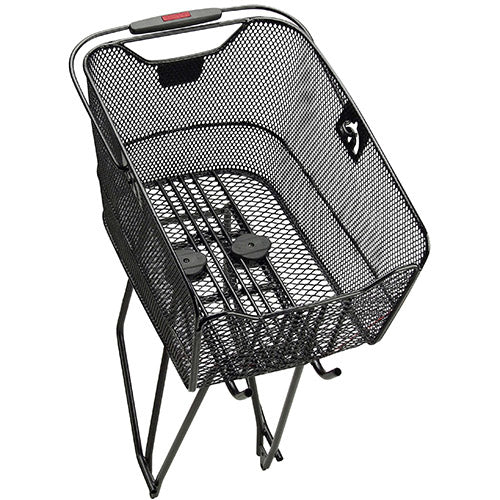 KLICKfix Korbbefestigung Korbfix II – für Rahmendurchmesser 6–16 mm – bis 10 kg – schwarz, Kunststoff