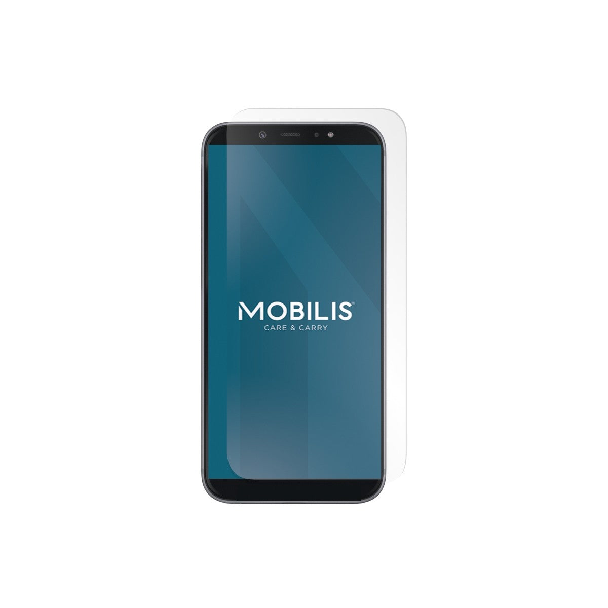Mobilis Displayschutz – für Apple iPhone 13/13 Pro – Transparent – Gehärtetes Glas