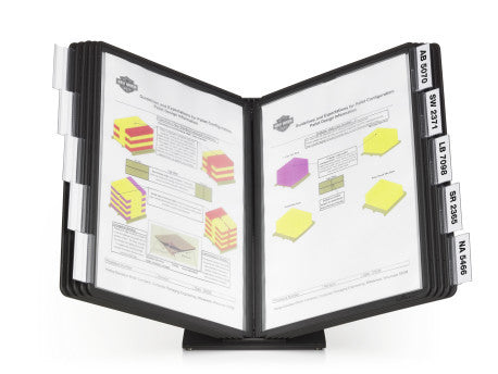 Durable Stehsammler – für Format A4, Metall, schwarz, Komplett-Set