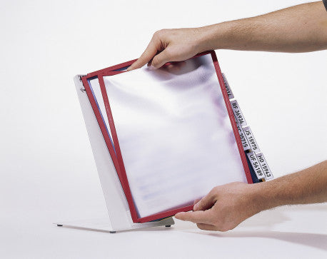 Durable Stehsammler – für Format A4, Metall, schwarz, Komplett-Set