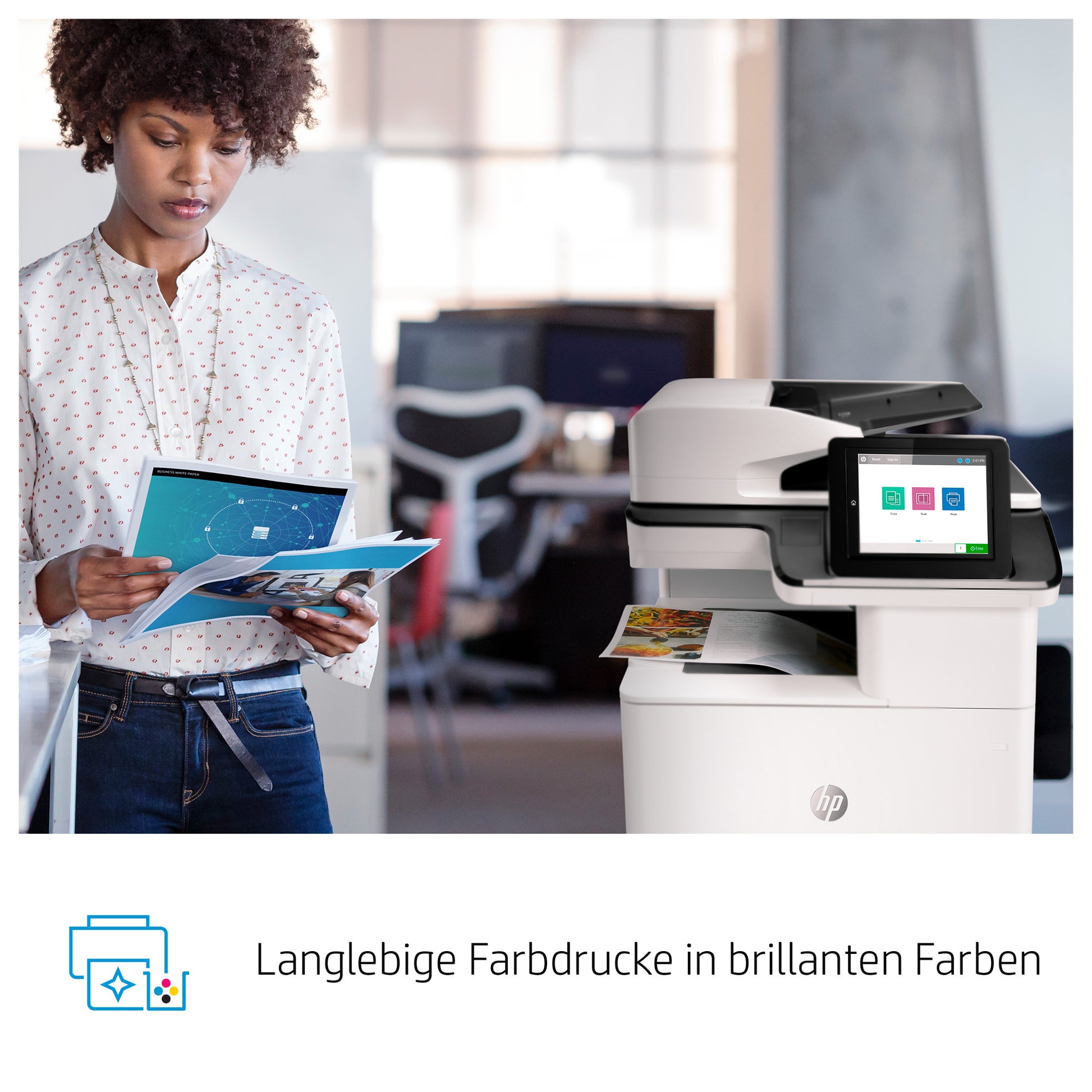 HP COLOR LASERJET ENT M776DN – Farbiges Laser-MFP