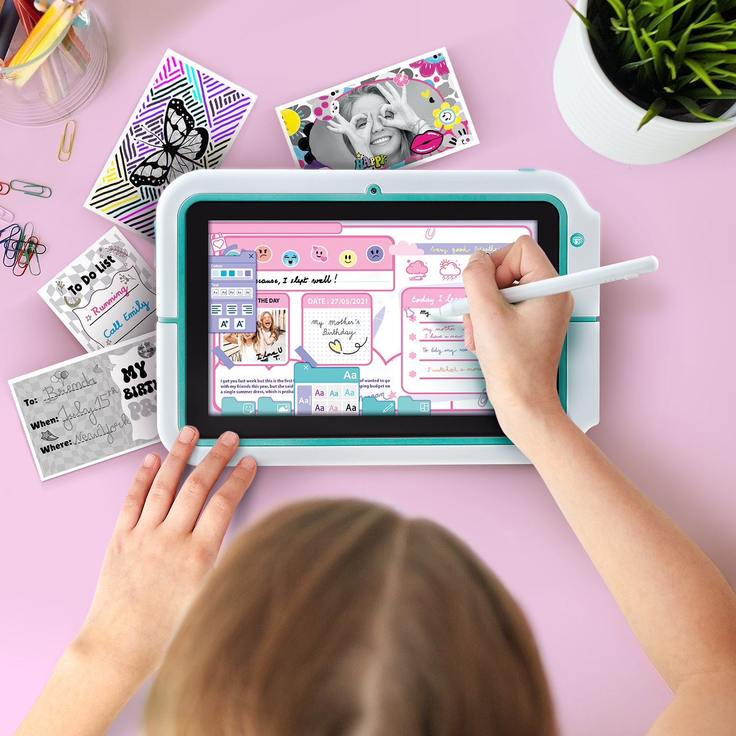 Canal Toys Instant Print Pad Creator – 8", 32 GB, Wi‑Fi, Mehrfarbig