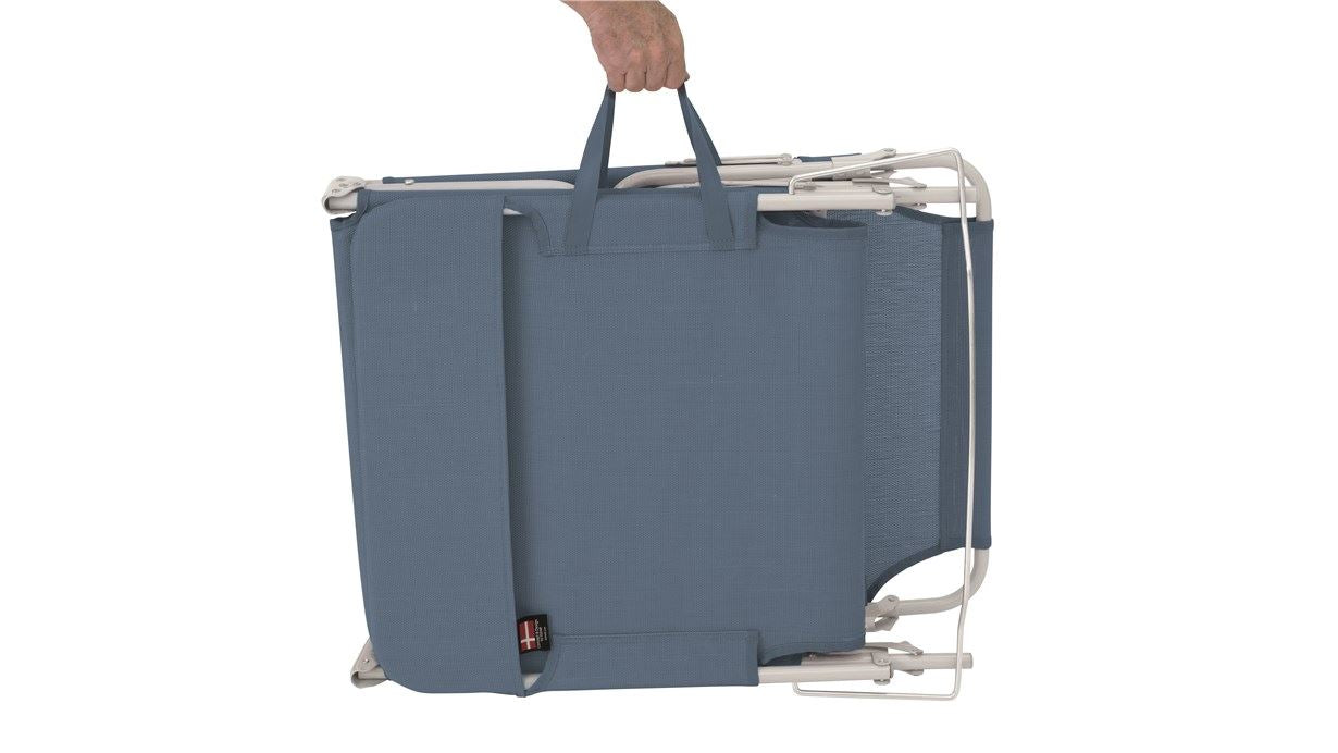 Outwell Beistelltisch – 61 × 188 × 30 cm – Polyester & Stahl – Blau