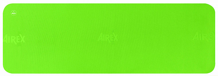 Airex Gymnastikmatte Fitline 140 – 60 × 140 cm, 1 cm, grün, rutschfest, für Fitness