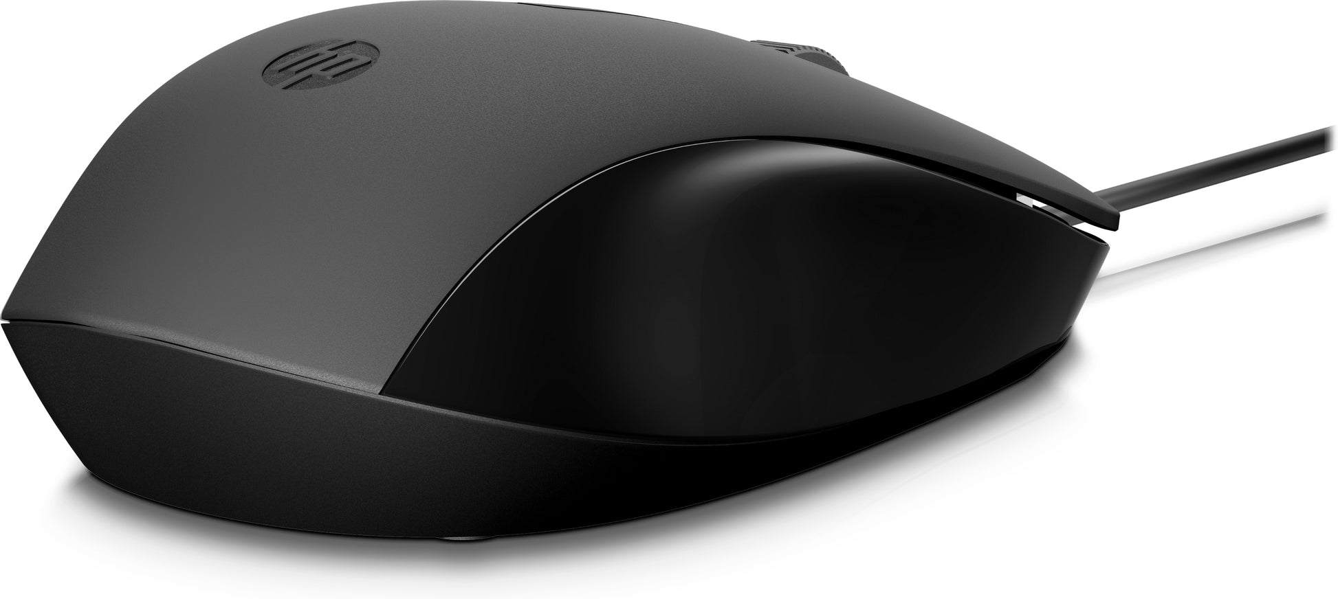 HP 150 – Maus – Kabelgebunden (USB‑A), beidhändig, Schwarz