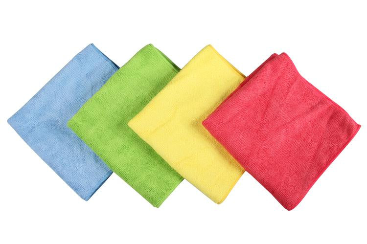 Weitaclean Mikrofasertuch – assortiert – 38 × 40 cm – 10er-Set