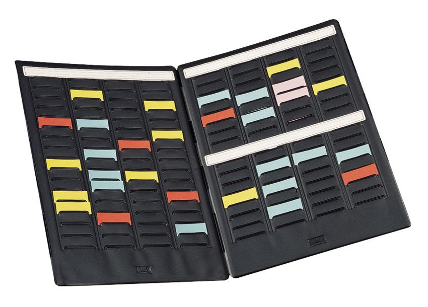 Nobo T-Karten-Planer – 2 Träger, 17 Schlitze – für T-Karten Grösse 1,5 – 24 × 31,5 cm