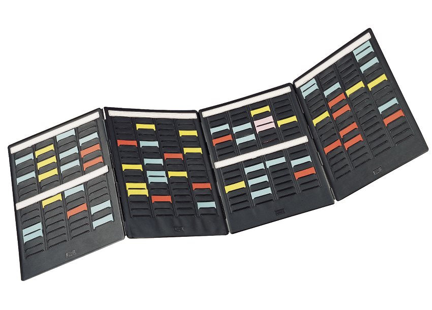 Nobo T-Karten-Planer – 2 Träger, 17 Schlitze – für T-Karten Grösse 1,5 – 24 × 31,5 cm