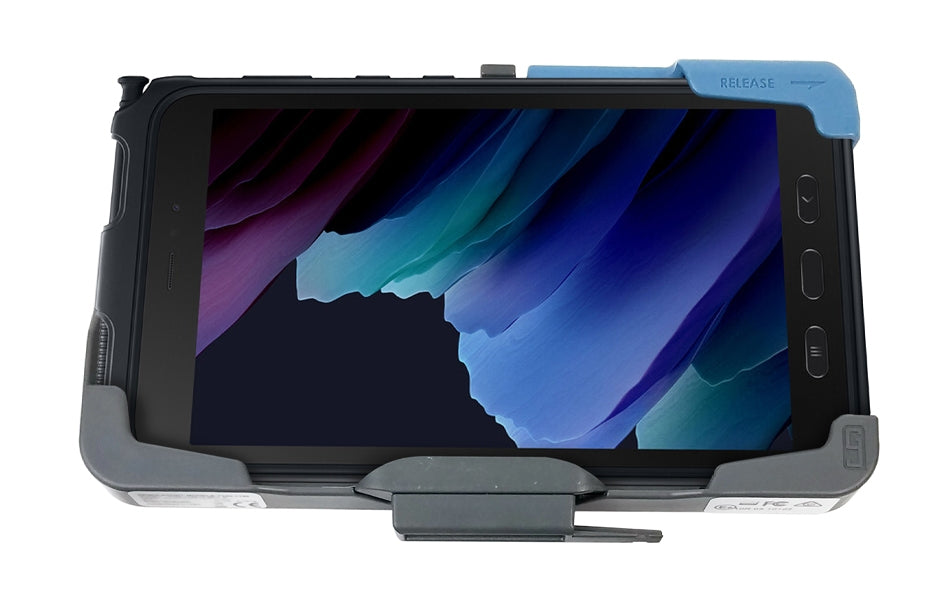 Gamber-Johnson Fahrzeug-Dock für Samsung Galaxy Tab Active2/Active3 – mit Zigarettenanzünder 12–24V