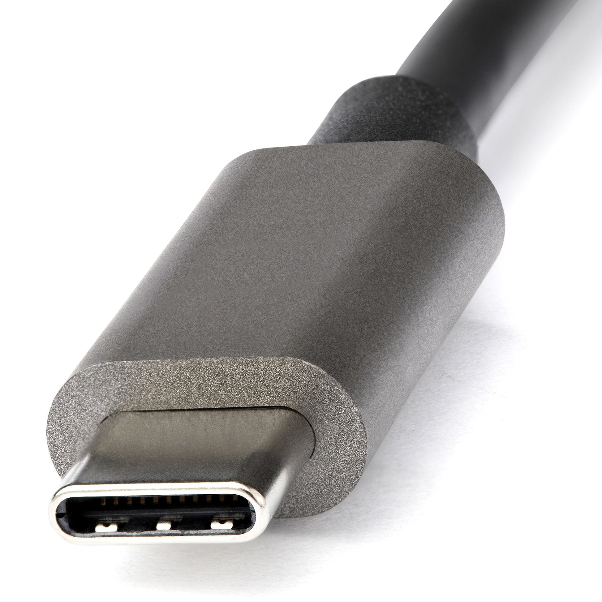 StarTech.com USB-C auf HDMI Kabel HDMI 2.0 – 4K 60 Hz – 5 m – aktiv, HDR – Schwarz/Silber