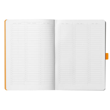 Rhodia Bullet Journal – A5 – 240 Blatt – 90 g/m² – Softcover, Gummiband, Stiftschlaufe, Türkis, PEFC
