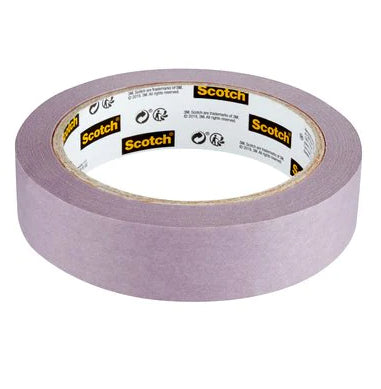3M Scotch Malerband Sensitive Surface 2080, rosa – 24 mm × 41 m, innen, UV-beständig, rückstandsfrei bis 60 Tage
