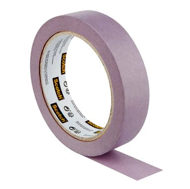 3M Scotch Malerband Sensitive Surface 2080, rosa – 24 mm × 41 m, innen, UV-beständig, rückstandsfrei bis 60 Tage