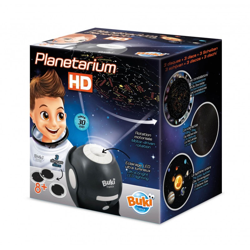 Buki Sternenhimmel-Projektor – Planetarium, ab 8 Jahren, Mehrsprachig (it/nl/de/en/fr)