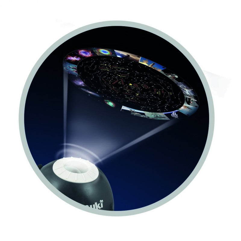 Buki Sternenhimmel-Projektor – Planetarium, ab 8 Jahren, Mehrsprachig (it/nl/de/en/fr)
