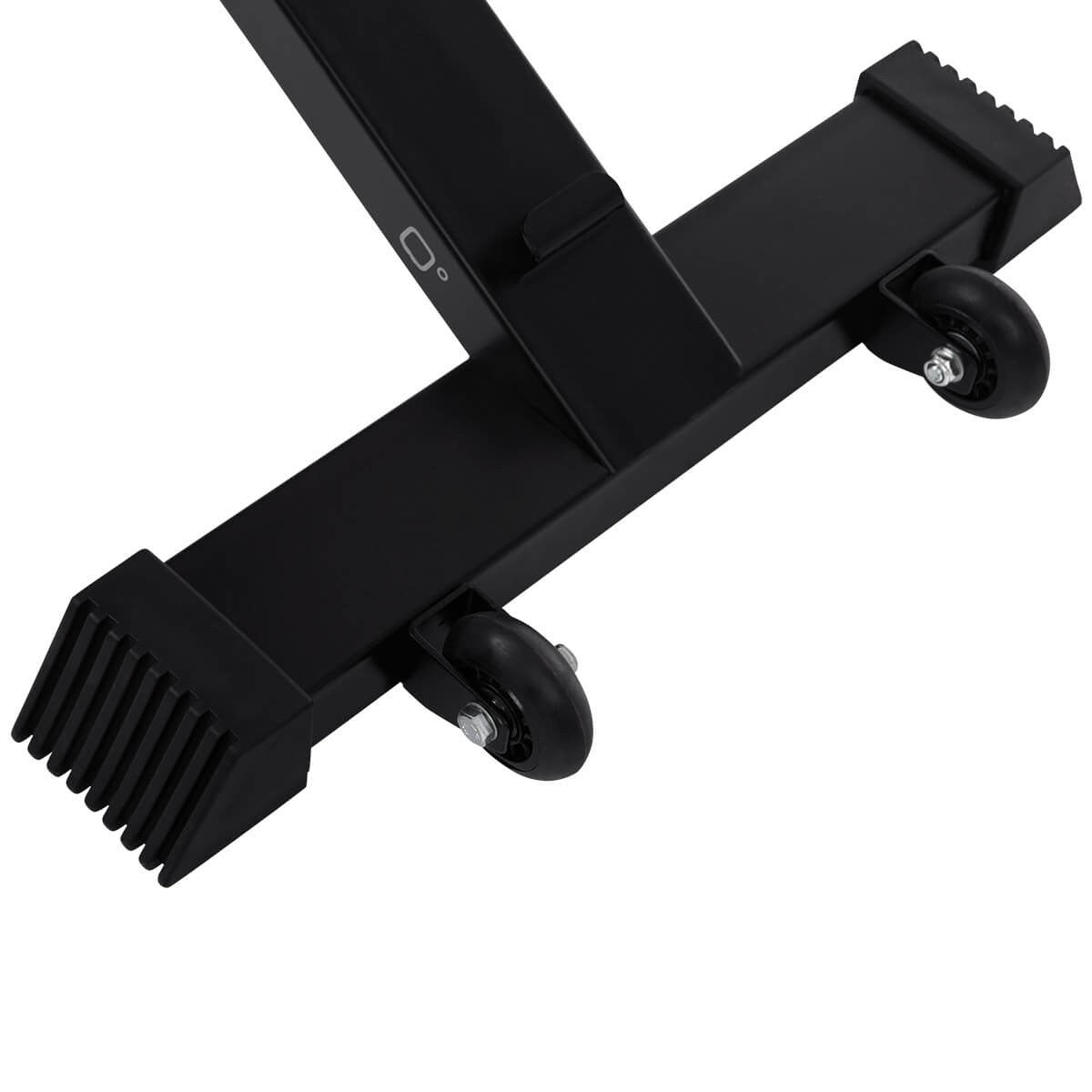 HAMMER Verstellbare Krafttrainingsbank Force 2.0, 200 kg, 123 × 52 × 120 cm – Schwarz, Eisen