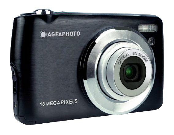 AgfaPhoto Realishot DC8200 – 8× optischer Zoom, 18 MP, 1080p, schwarz