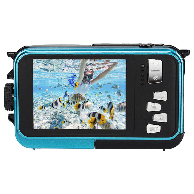 AgfaPhoto WP8000 – Kompaktkamera, 24 MP 1/3", 2,7K, Blau