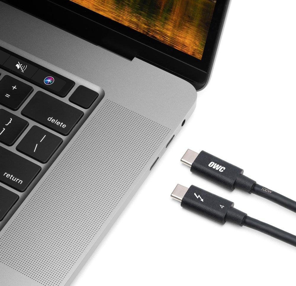 OWC Thunderbolt 3 (USB-C) Kabel – 40 Gbit/s – 2 m – Schwarz