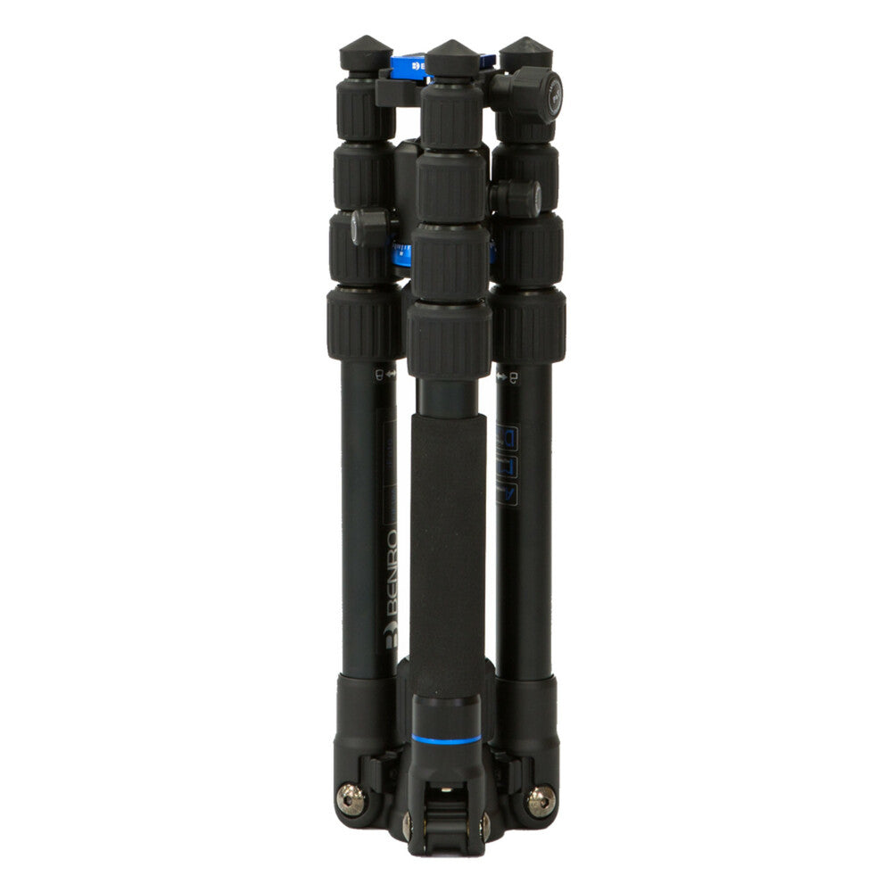 Benro iFOTO FIF19AIB0 Stativ – 147 cm – 8 kg Traglast – 1/4" Gewinde – Aluminium, Schwarz