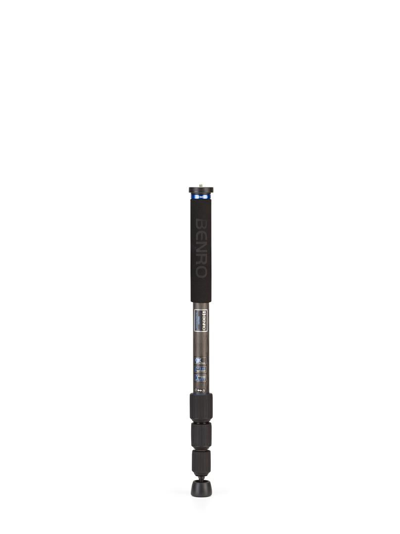 Benro MMA28C Mach3 Einbeinstativ – bis 154,5 cm – 12 kg – Carbon, 4 Sektionen, 470 g, 3/8" Gewinde