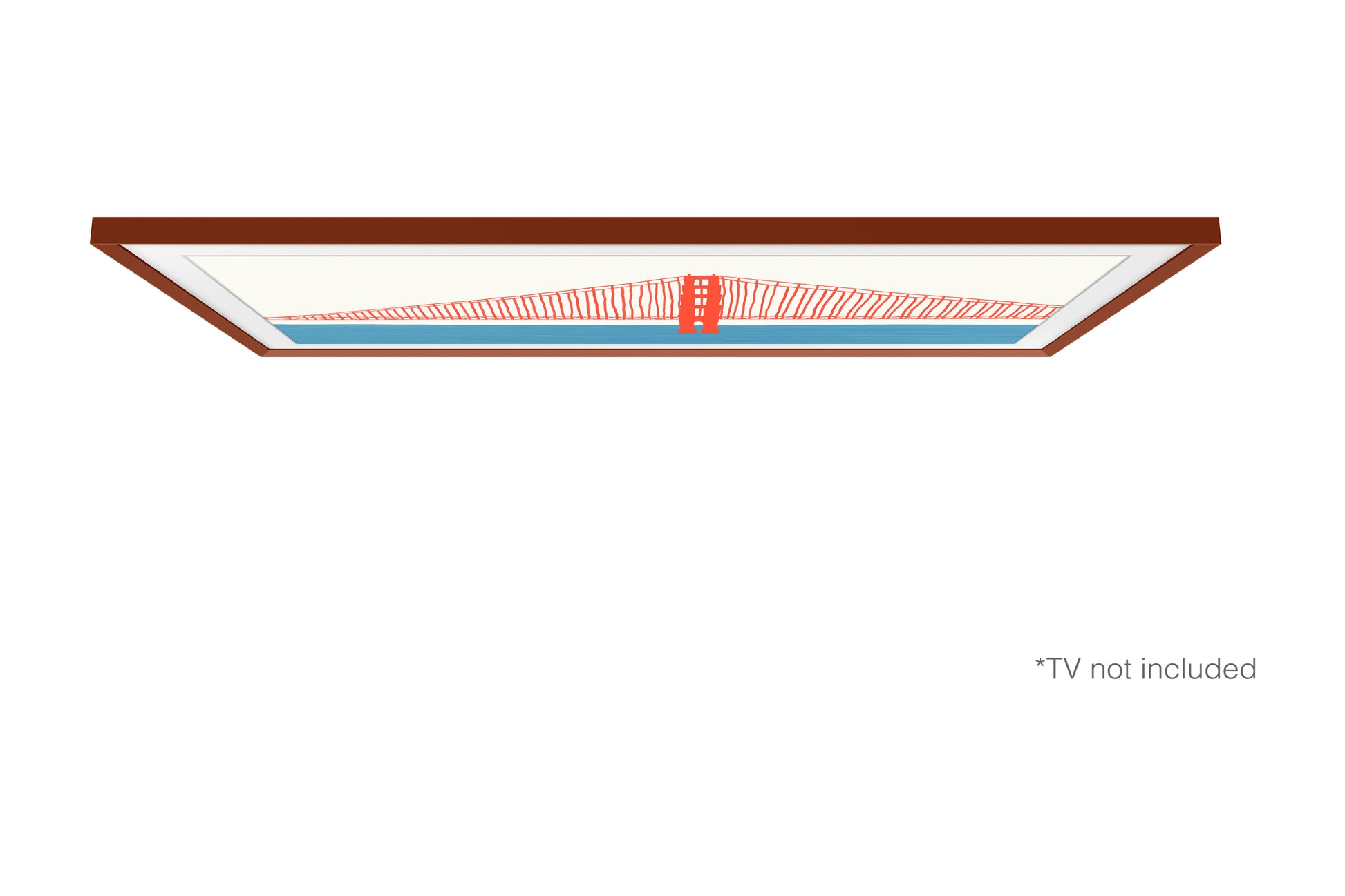 Samsung VG-SCFA65TRCXC – LED-Wandrahmen, für The Frame 5.0 (2021) (LS03A), 65", Terrakotta