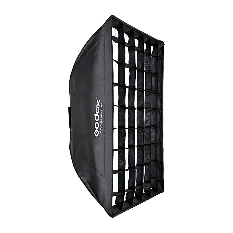 Godox SB-FW80120 Softbox – Eckig, Nylon, 800 × 1200 mm, Bowens-Mount, mit Grid – Schwarz