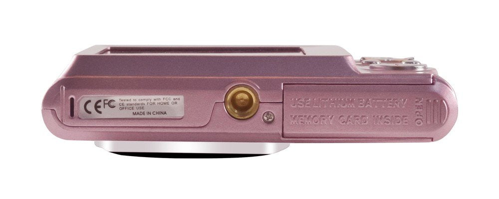 AgfaPhoto Compact Cam DC5200 – Kompaktkamera, 21 MP, 720p, 8× optischer Zoom, Pink