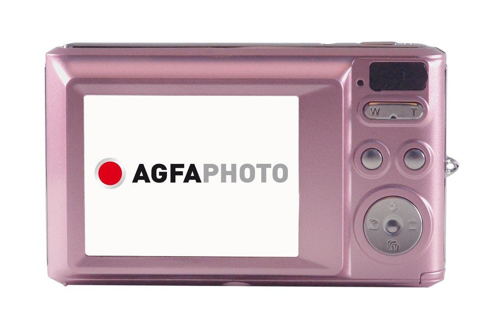 AgfaPhoto Compact Cam DC5200 – Kompaktkamera, 21 MP, 720p, 8× optischer Zoom, Pink