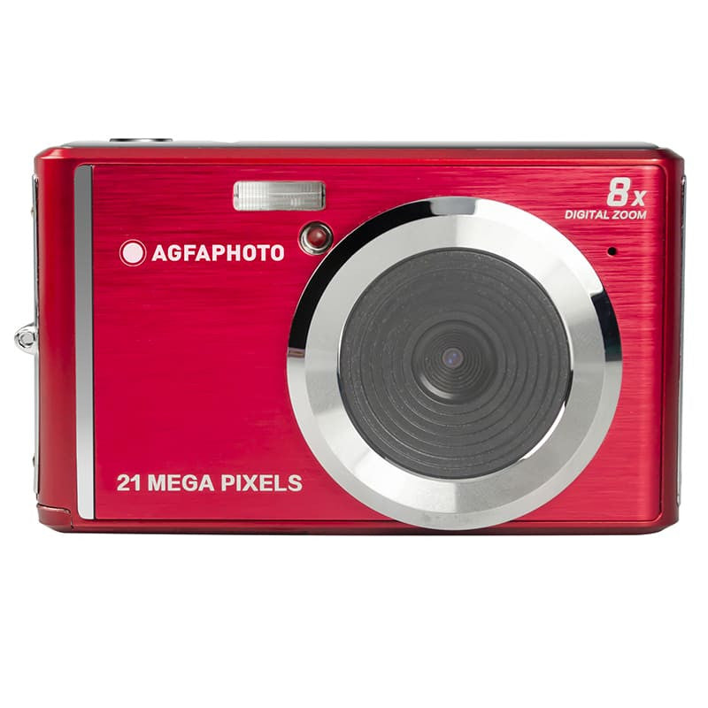 AgfaPhoto DC5200 – Kompaktkamera, 21 MP, 720p, rot