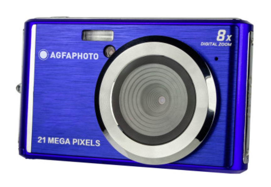 AgfaPhoto Compact Cam DC5200 – Kompaktkamera, 21 MP, 720p, Blau