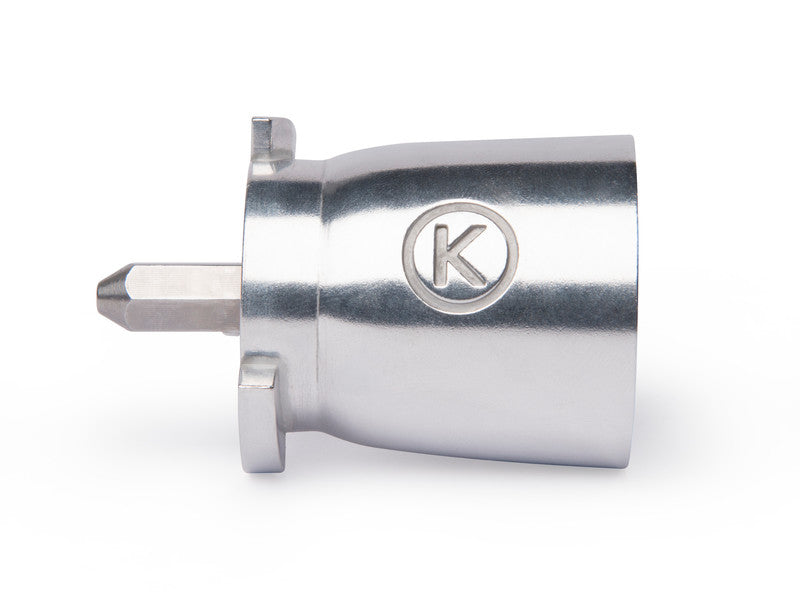 Kenwood Adapter KAT002ME – Niedertourenanschluss, für Chef Sense, Chef Sense XL, Aluminium, Silber