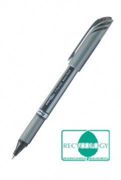 Pentel EnerGel Plus – Tintenroller, mit Kappe, 0,7 mm, Schwarz
