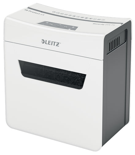 Leitz IQ Protect 80900000 – Aktenvernichter, DIN P-4, Partikelschnitt, 6 Blatt, 10 l
