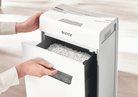 Leitz IQ Protect – Aktenvernichter, DIN P-4, Partikelschnitt, 10 Blatt, 18 l