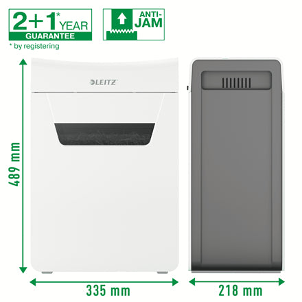 Leitz IQ Protect – Aktenvernichter, DIN P-4, Partikelschnitt, 10 Blatt, 18 l